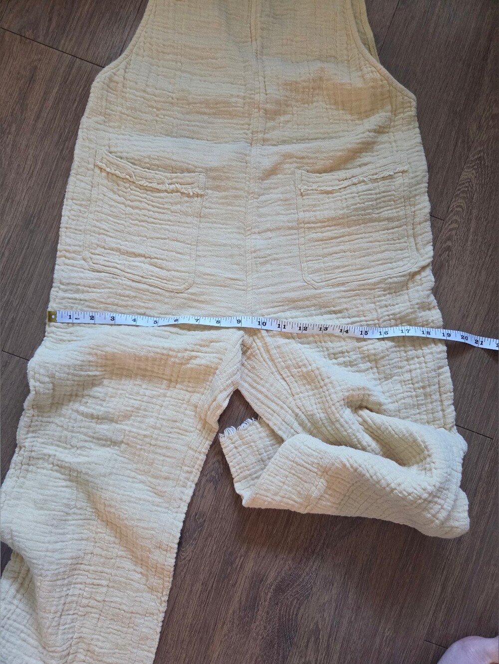 Billabong Light Yellow Gauze Tie-Shoulder Jumpsuit - Picture 2 of 10